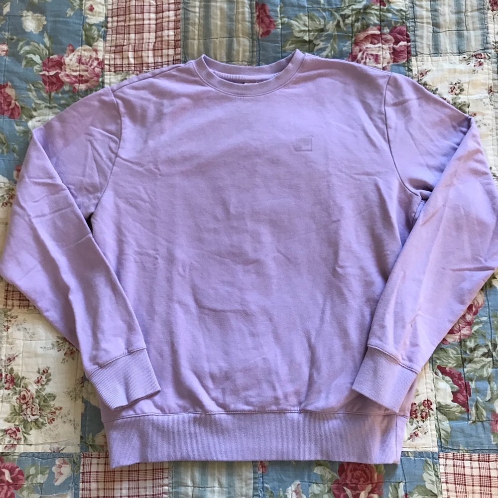 FILA Purple Long Sleeve Crew Neck Sweater Small
